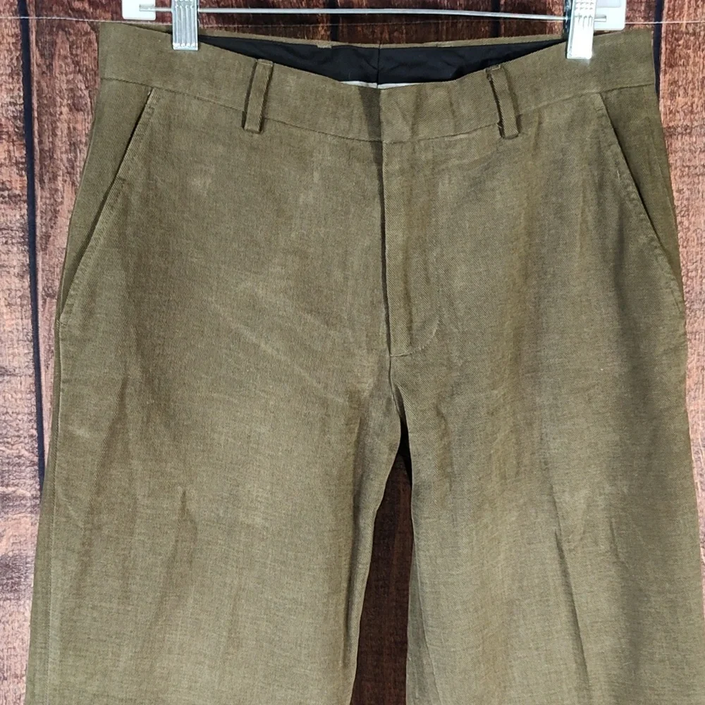 32x32 Vtg Brown Twill Mens Chino Excellent Condition